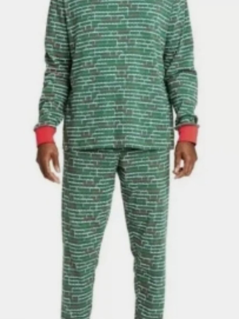 Lego x Target Exclusive Matching Pajamas Lego Brick Pattern Green